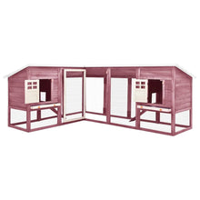 Rabbit Hutch Mocha And White 98.4W x 98.4D x 41.3H