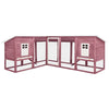 Rabbit Hutch Mocha And White 98.4W x 98.4D x 41.3H