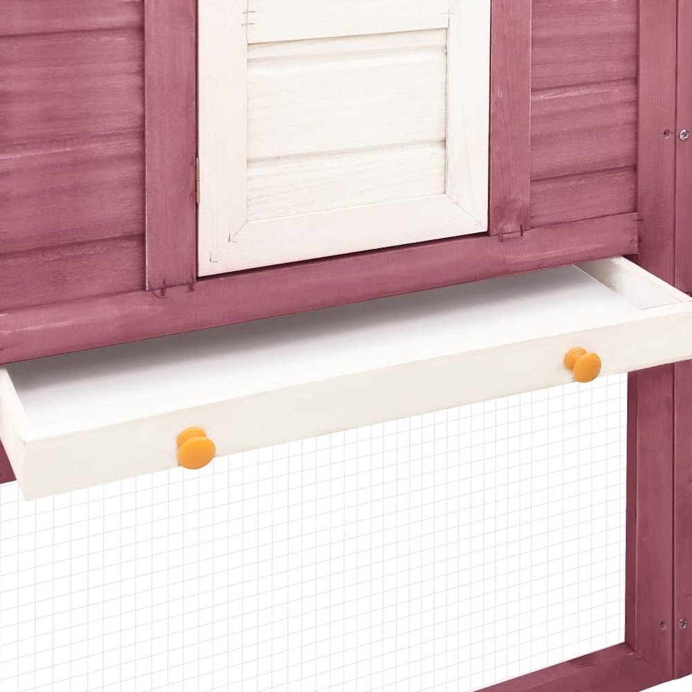 Rabbit Hutch Mocha And White 98.4W x 98.4D x 41.3H