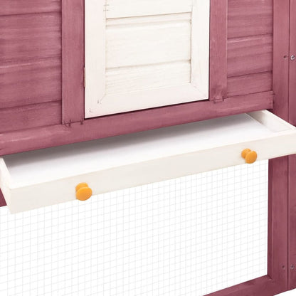 Rabbit Hutch Mocha And White 98.4W x 98.4D x 41.3H