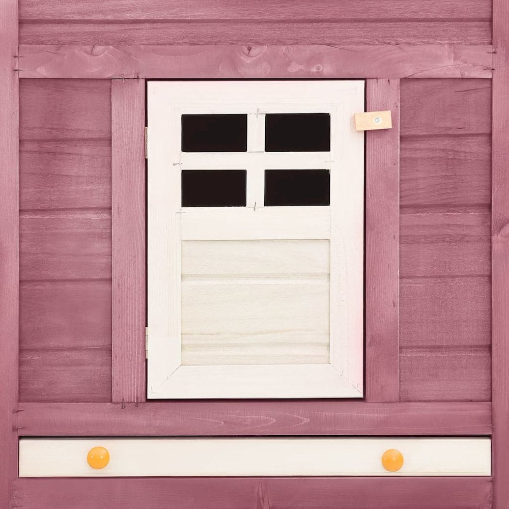 Rabbit Hutch Mocha And White 98.4W x 98.4D x 41.3H