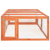 Rabbit Hutch Brown Solid Firwood Durable