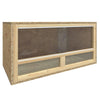 Terrarium Transparent, Wood Engineered Wood, Glass, Steel Durable
