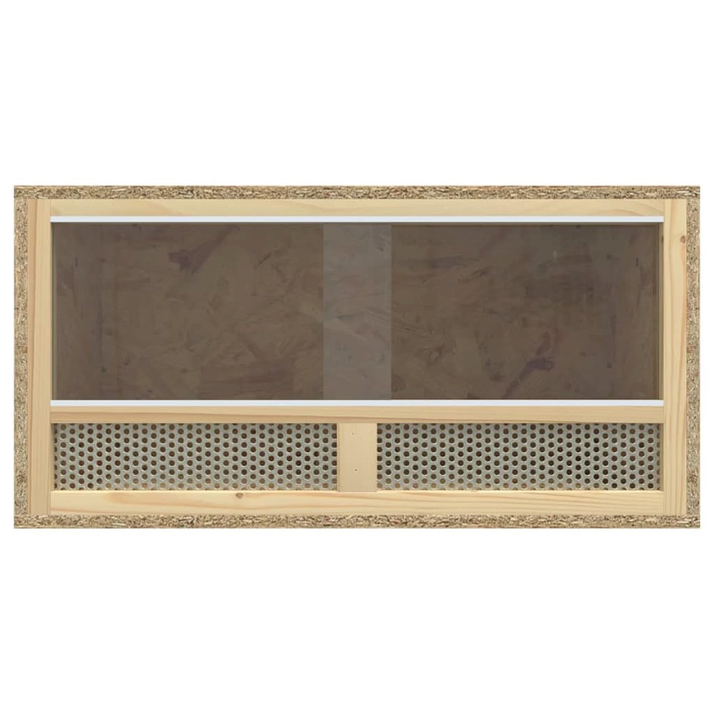 Terrarium Transparent, Wood Engineered Wood, Glass, Steel Durable