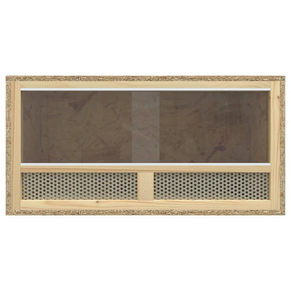 Terrarium Transparent, Wood Engineered Wood, Glass, Steel Durable
