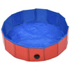 Dog Swimming Pool Red Pvc Collapsible