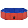 Dog Swimming Pool Red Pvc Collapsible