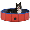 Dog Swimming Pool Red Pvc Collapsible