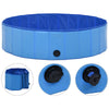 Dog Swimming Pool Blue Pvc Foldable 47.2W x 47.2D x 11.8H