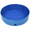 Dog Swimming Pool Blue Pvc Foldable 47.2W x 47.2D x 11.8H