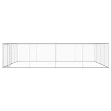 Dog Kennel Silver Galvanized Steel Extra Large Rugged