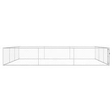 Dog Kennel Silver Galvanized Steel Extra Large Tough
