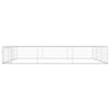 Dog Kennel Silver Galvanized Steel Extra Large Tough