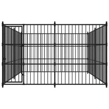 Dog Kennel Black Steel Locks
