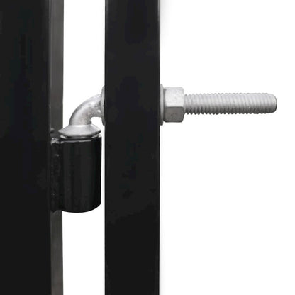 Dog Kennel Black Steel Locks