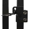 Dog Kennel Black Steel Locks