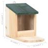 Squirrel House Natural Wood Firwood, Pvc Medium Tiltable