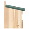 Birdhouse Set Of 4 Natural Wood, Green Firwood Small Sturdy