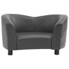 Dog Sofa Grey 100% Polyurethane, Solid Fir Wood