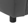 Dog Sofa Grey 100% Polyurethane, Solid Fir Wood
