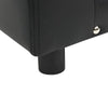 Dog Sofa Black Faux Leather Dog Sofa