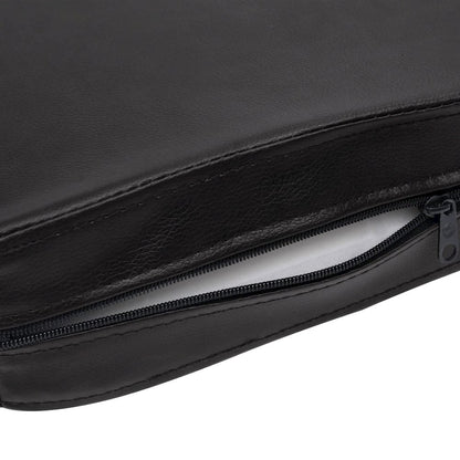 Dog Sofa Black Faux Leather, Solid Fir Wood