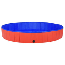 Dog Swimming Pool Red Pvc Extra Large Collapsible Circular
