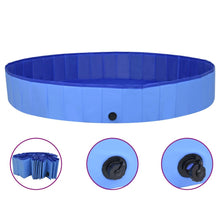 Dog Swimming Pool Blue Pvc Collapsible 78.7W x 78.7D x 11.8H