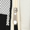 Dog Playpen Black and cream Polyester, Steel 35.4x35.4x22.8 in