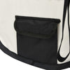 Dog Playpen Black And Cream Polyester And Steel Medium Foldable