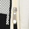 Dog Playpen Black And Cream Polyester And Steel Medium Foldable
