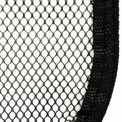 Dog Playpen Black and Cream Polyester Foldable Dog Playpen