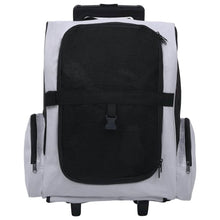 Pet Trolley Grey Fabric Collapsible Rectangular
