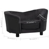 Dog Sofa Black