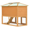 Animal Cage Brown Fir Wood Large Rectangular