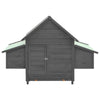 Chicken Coop Grey And White Solid Firwood