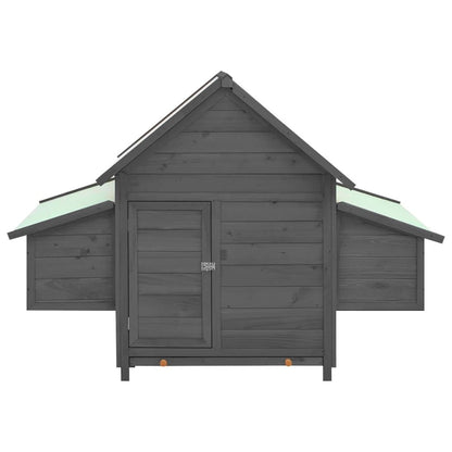 Chicken Coop Grey And White Solid Firwood