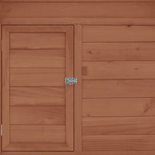 Chicken Coop Mocha and White Solid Firwood and MDF roof