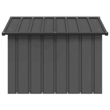 Dog House Anthracite Galvanized Steel 45.9x40.6x32.1 in Durable