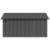 Dog House Anthracite Galvanized Steel Large Durable in Dark Grey