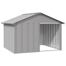 Dog House Grey Galvanized Steel Durable