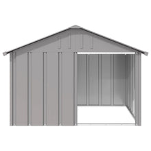 Dog House Grey Galvanized Steel Durable