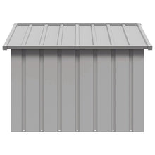 Dog House Grey Galvanized steel 45.9 x 40.6 x 32.1 in Durable
