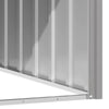 Dog House Grey Galvanized Steel Durable