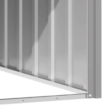 Dog House Grey Galvanized steel 45.9 x 40.6 x 32.1 in Durable