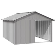 Dog House Anthracite Galvanized Steel Large Durable in Light Grey