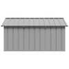 Dog House Anthracite Galvanized Steel Large Durable in Light Grey