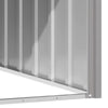 Dog House Anthracite Galvanized Steel Large Durable in Light Grey