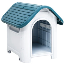 Dog House Blue And White Polypropylene Small Durable