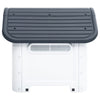 Dog House Grey And White Polypropylene